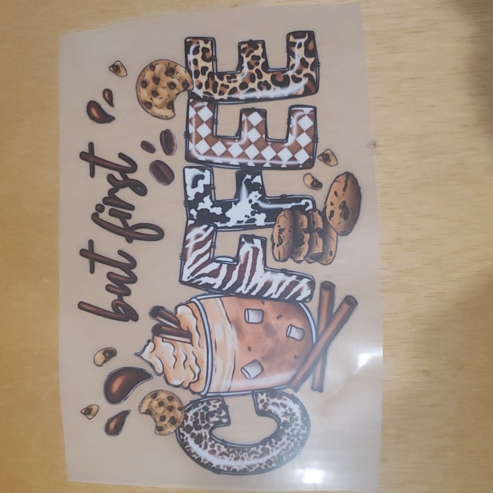 BUT FIRST COFFEE DIY Heat Transfer